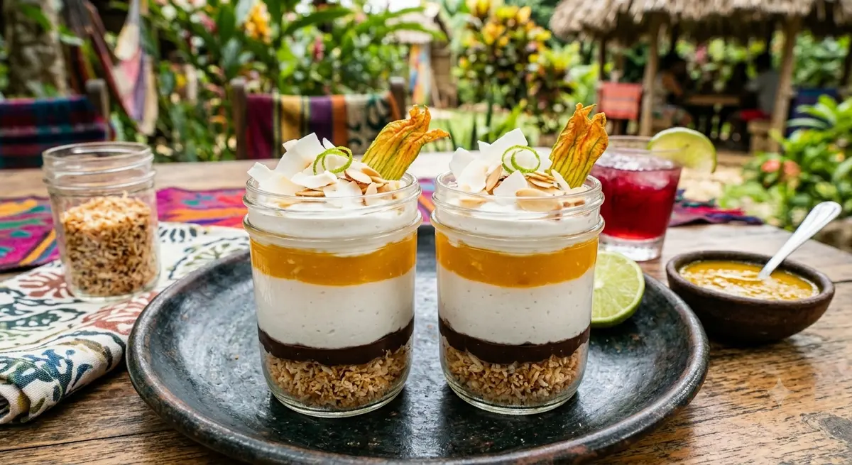 Layered Vegan Coconut Mousse